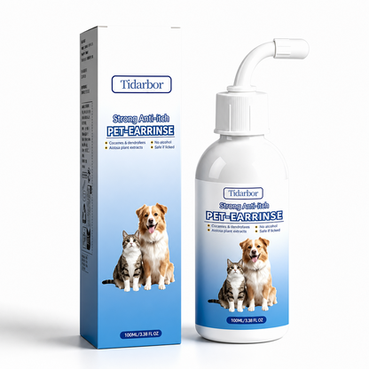 Gentle Pet Ear Cleaner – Helps Remove Odor, Wax & Dirt For Dogs & Cats